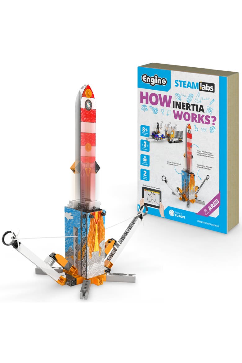 Steam Labs Junior How Inertia Works 4 Model Brick Building Set, Toy, Main, color, Multicolored