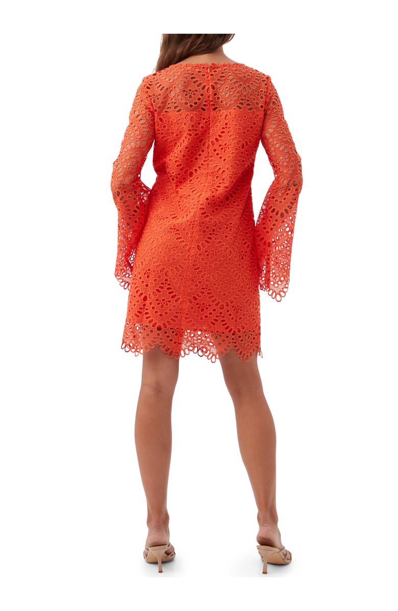 Trina Turk Arles Lace Shift Dress, Alternate, color, Marseille Mandarin
