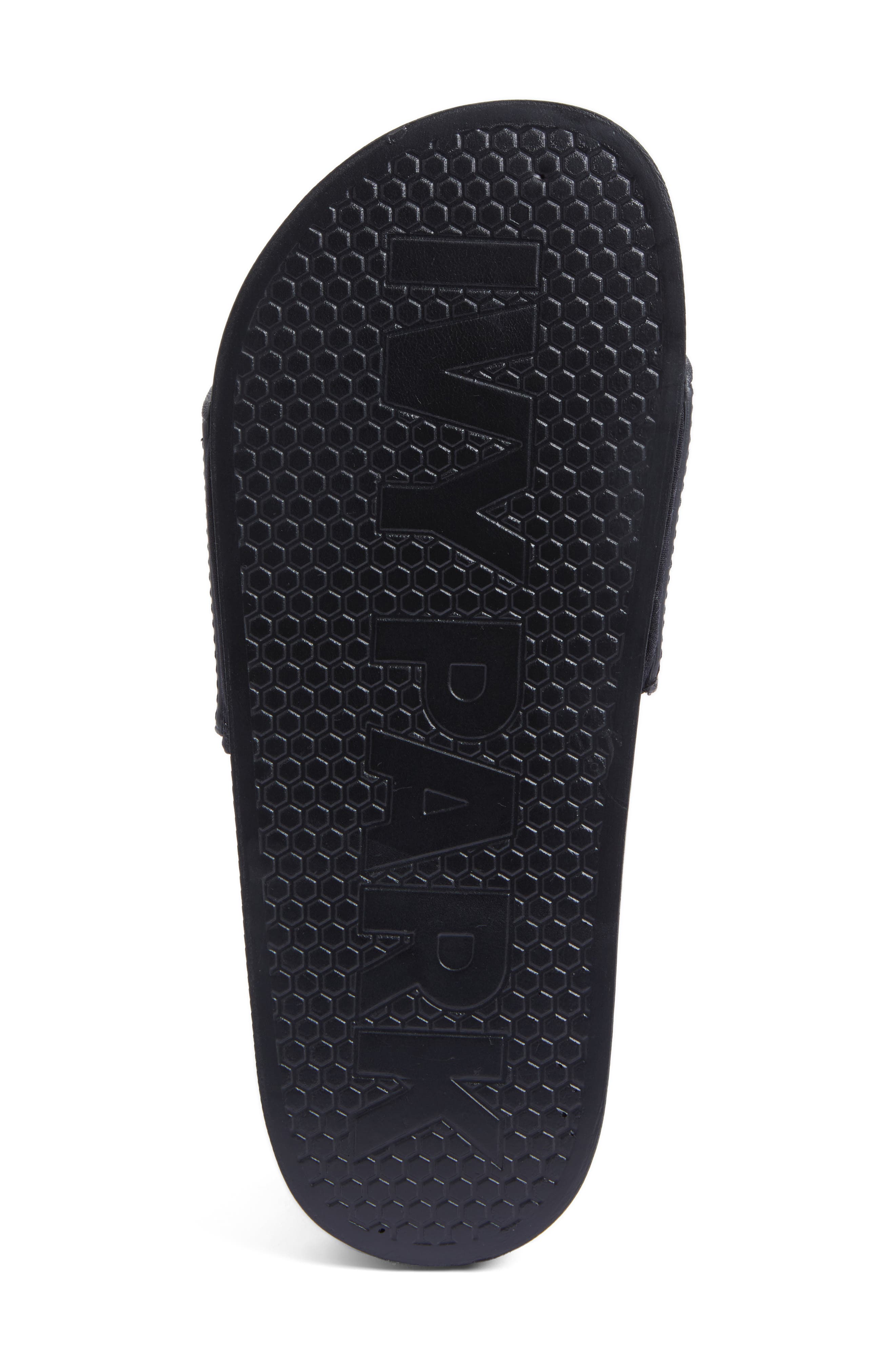 Neoprene Lined Logo Slide Sandal, Alternate, color, BLACK
