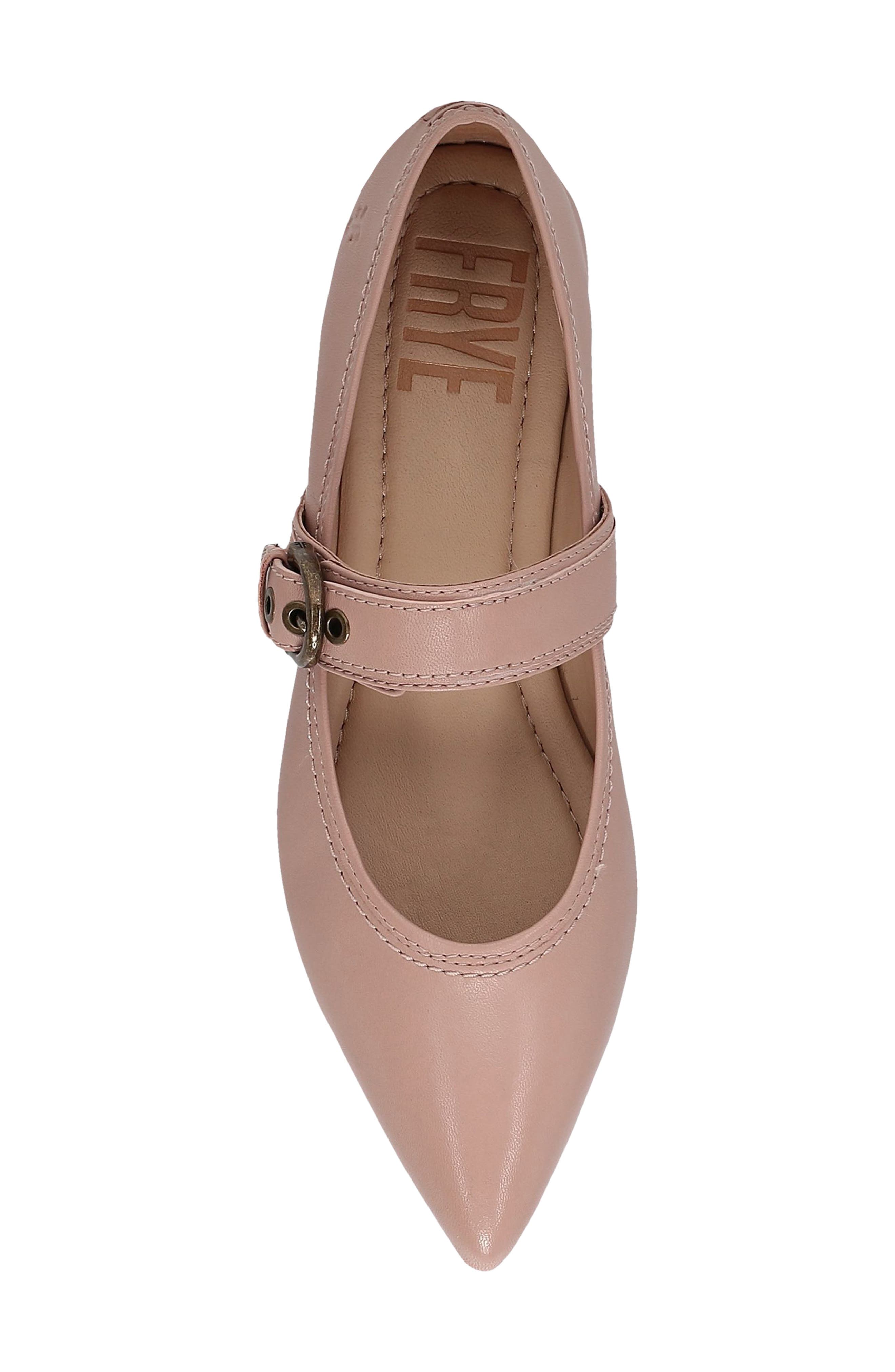 Heather Leather Mary Jane Flat, Alternate, color, ROSA