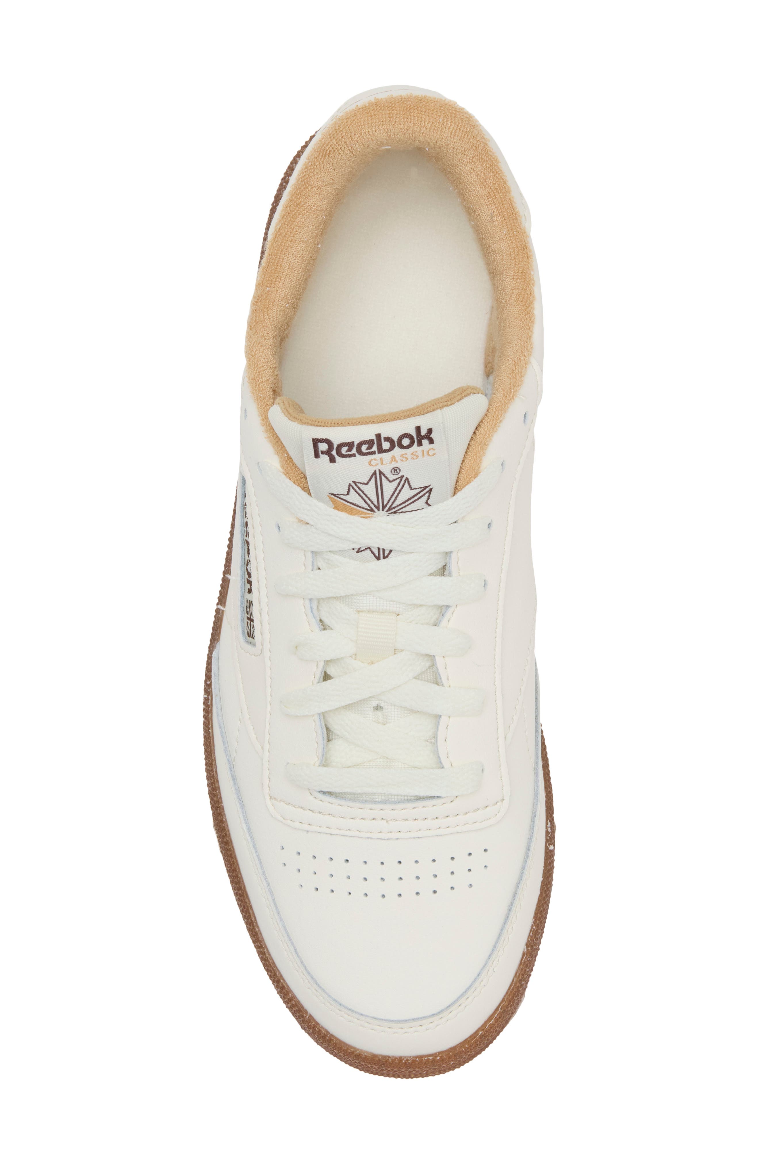 Club C 85 Sneaker, Alternate, color, VINTAGECHALK/CHALK/CAMEL