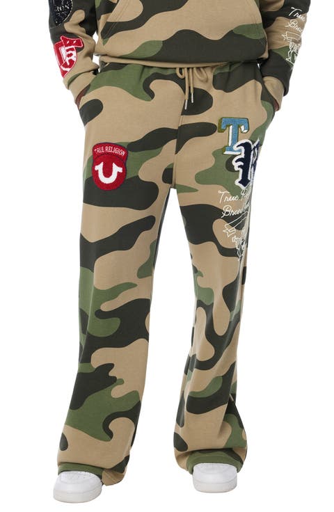 Logo Patch Baggy Sweatpants