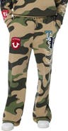 True Religion Logo Patch Baggy Sweatpants
