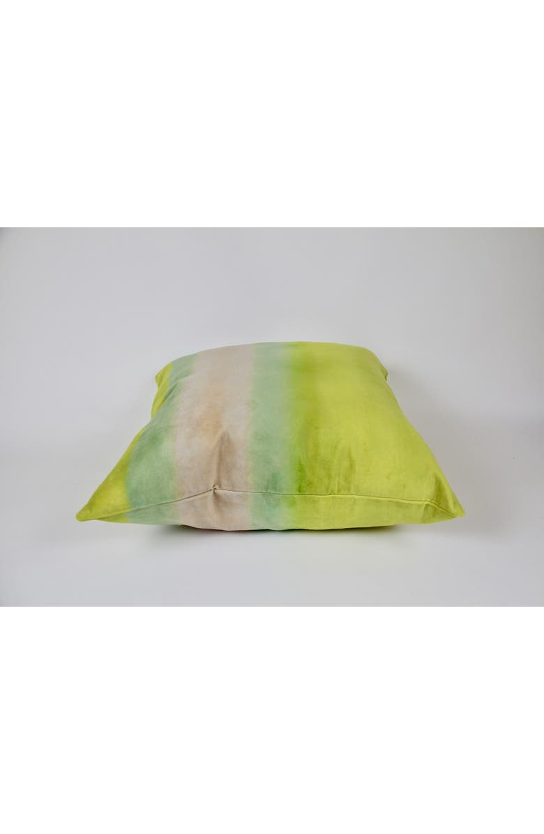 Artxtiles Sunset Velvet Pillow, Alternate, color, Yellow