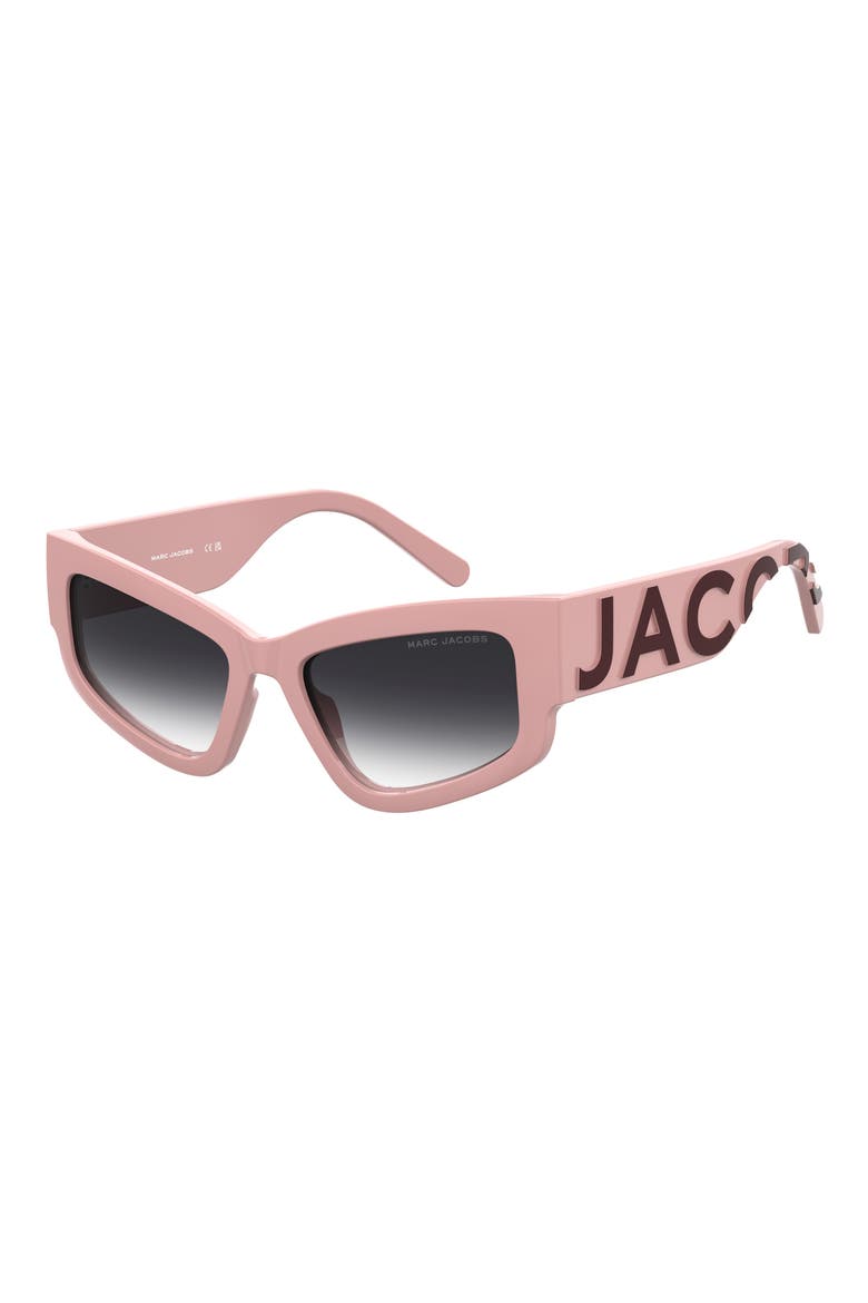 55mm Gradient Cat Eye Sunglasses, Alternate, color, PINK