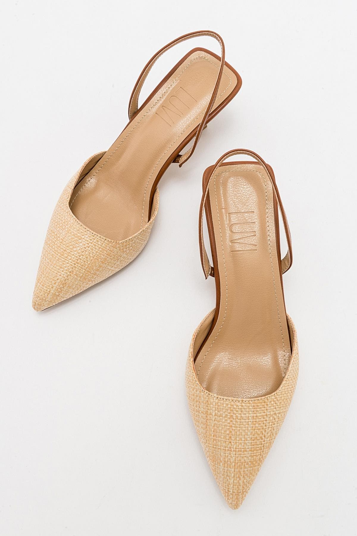 Prologue Shoes Over Pointed Toe Pump, Alternate, color, Beige