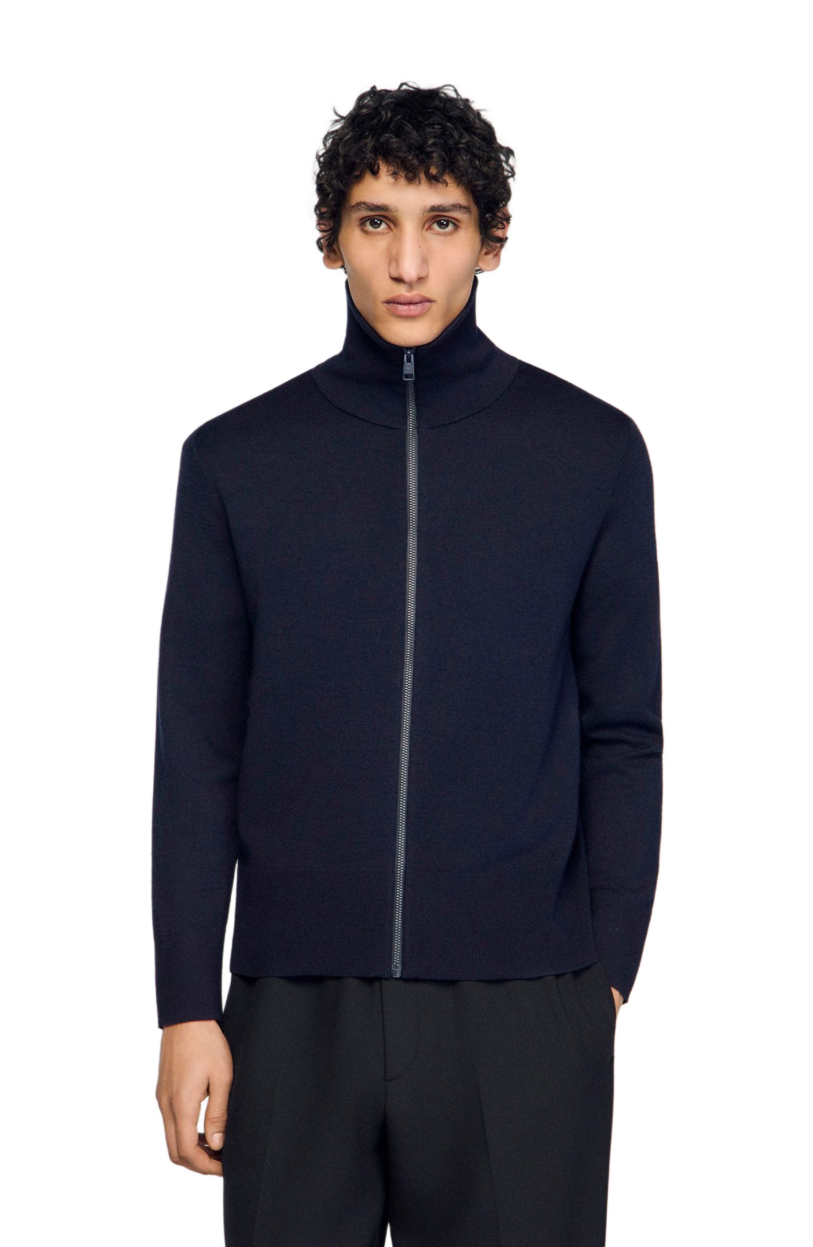 Zip-up wool cardigan - image 3