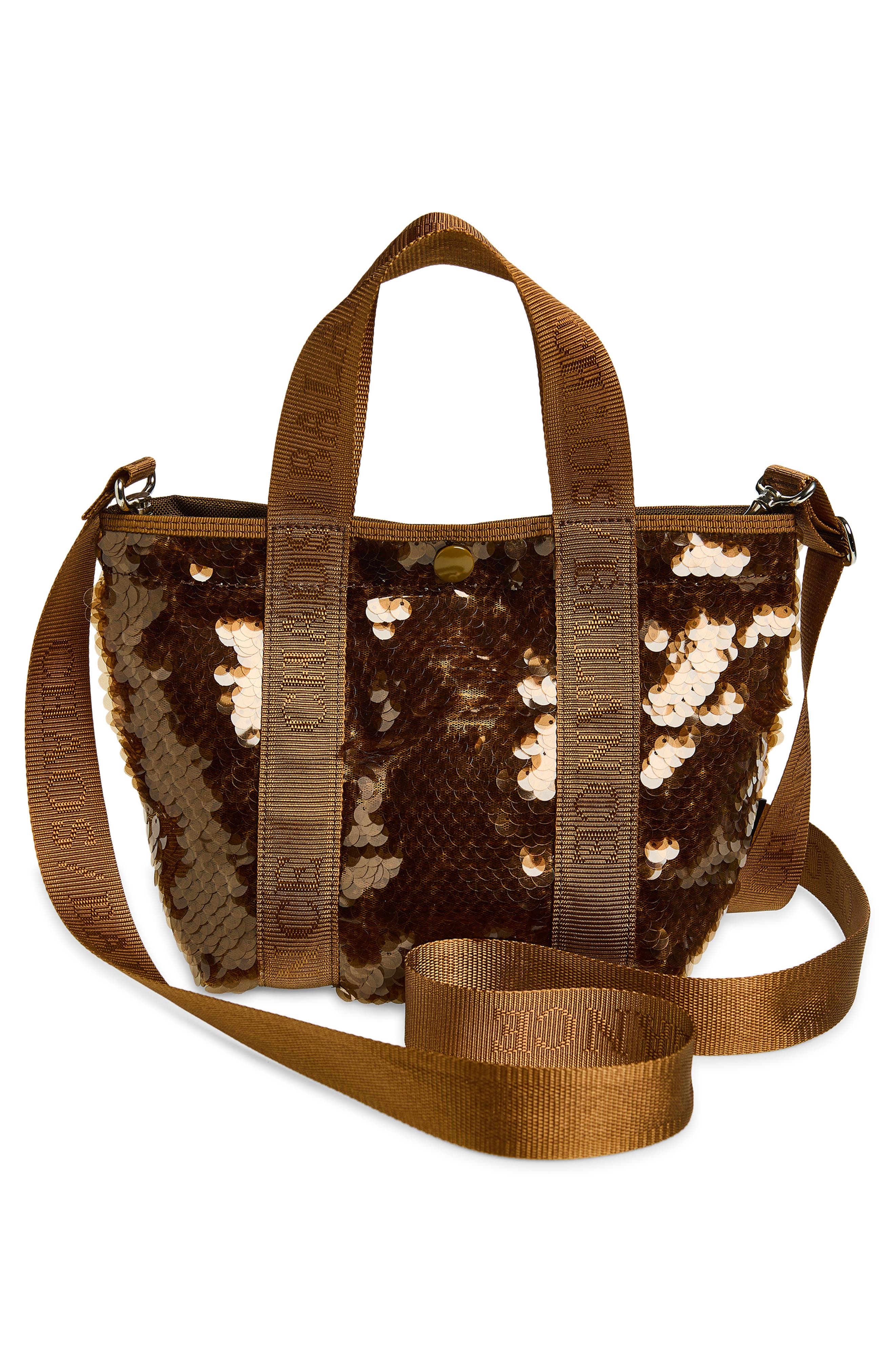 Undercover CHAOS/BALANCE Paillette Tote, Alternate, color, Brown