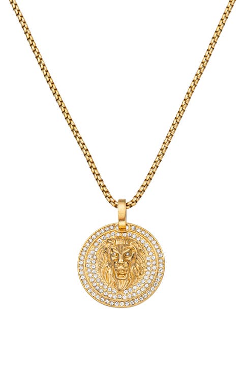 Men's Premium Collection Orion Lion Pendant Necklace