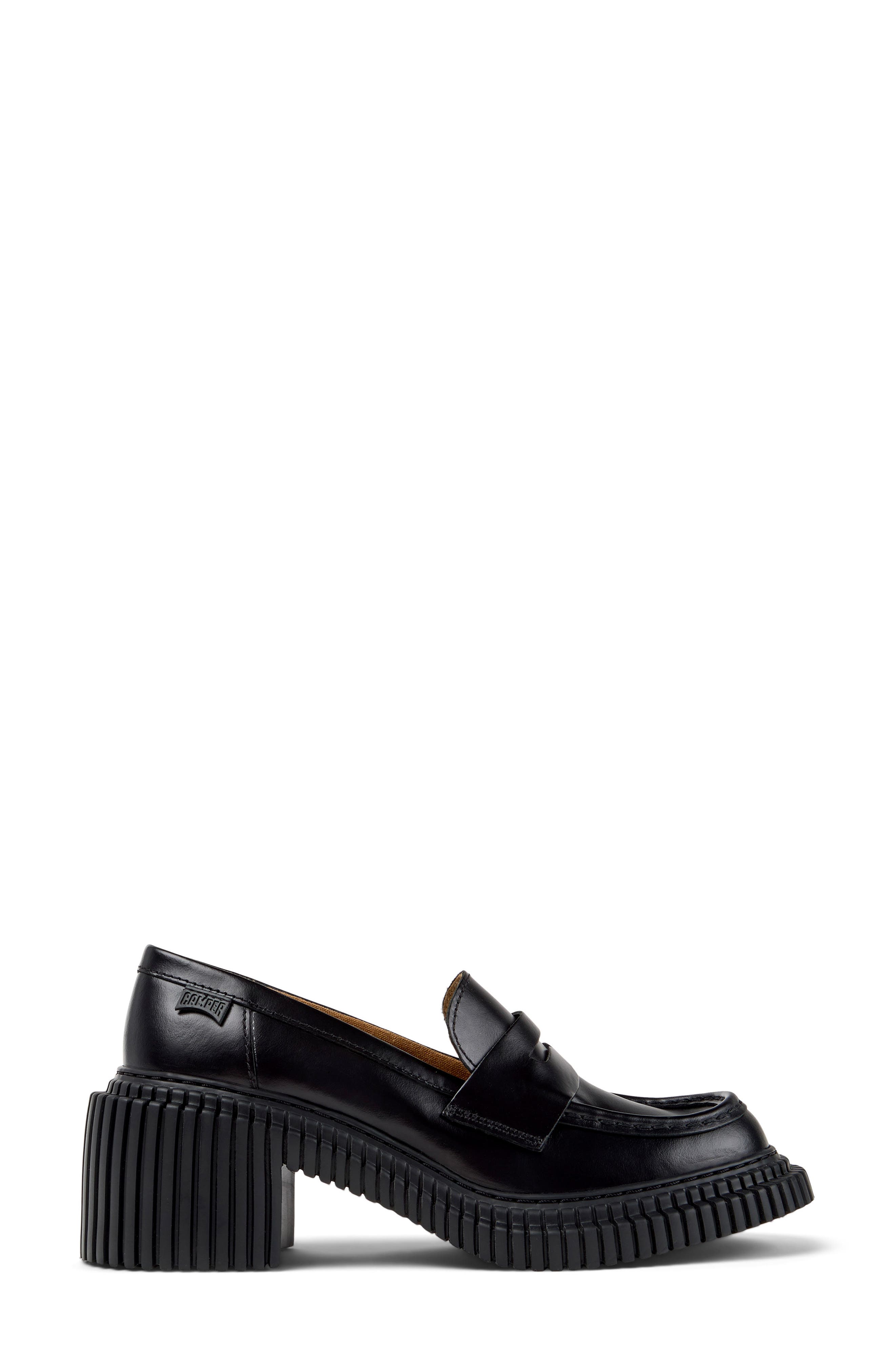 Camper Pix London Penny Loafer, Alternate, color, Black
