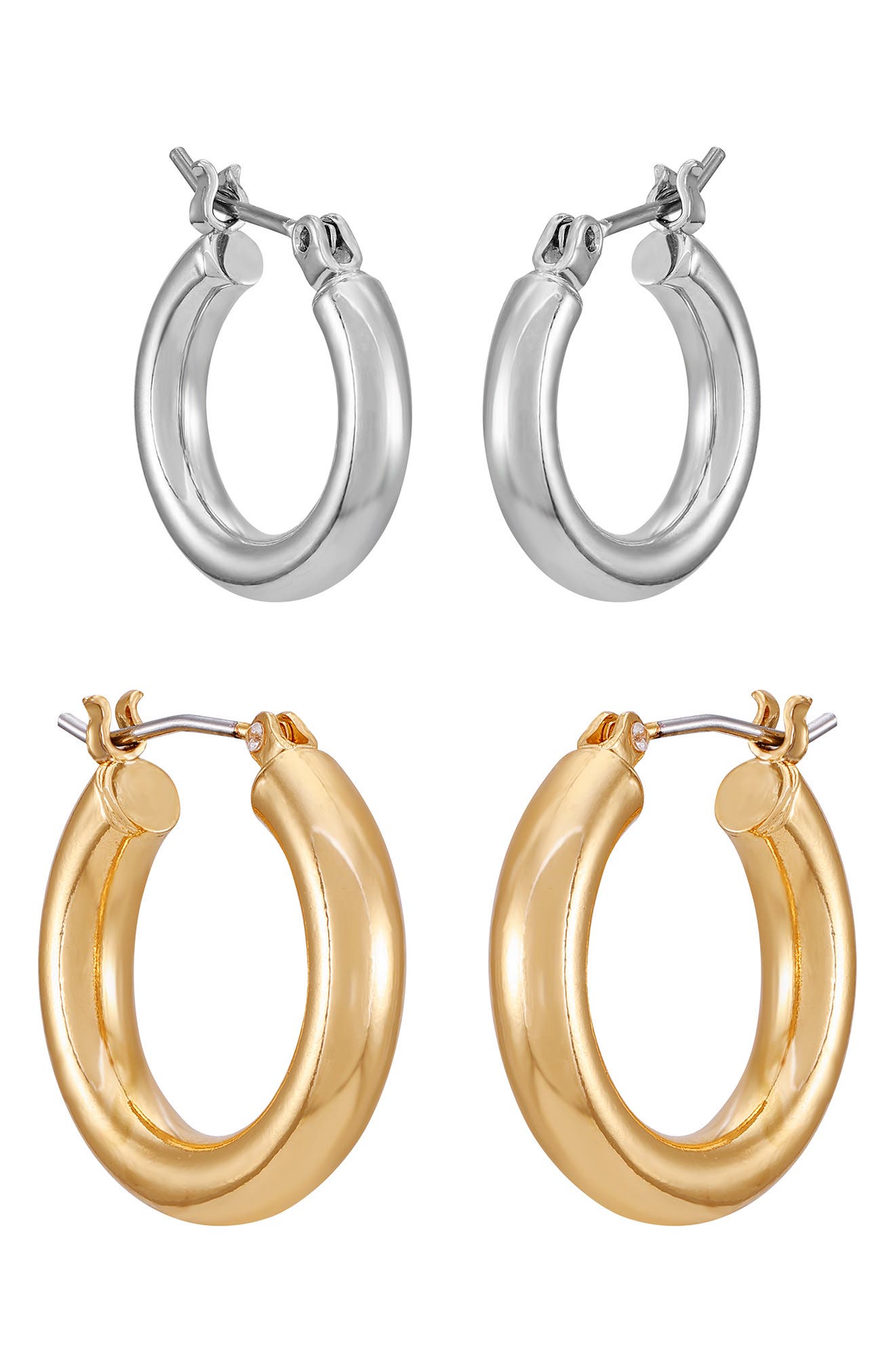 Vince Camuto Set of Two Hoop Earrings