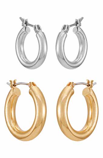 Vince Camuto Set of Two Hoop Earrings