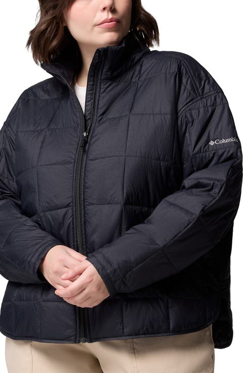 Sienna Hill Water Repellent Quilted Nylon Jacket (Plus)