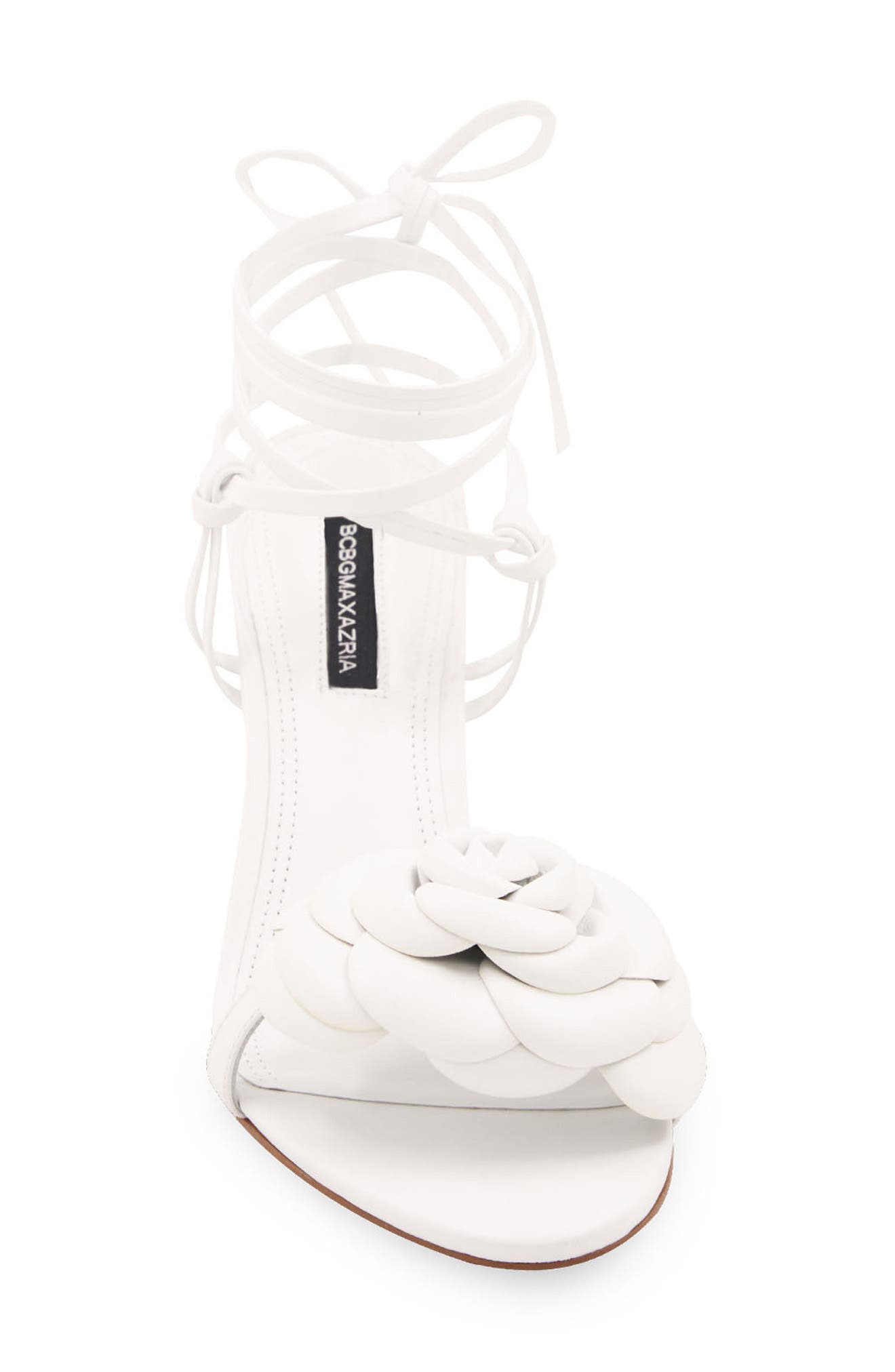 Tannia Ankle Wrap Sandal, Alternate, color, WHITE