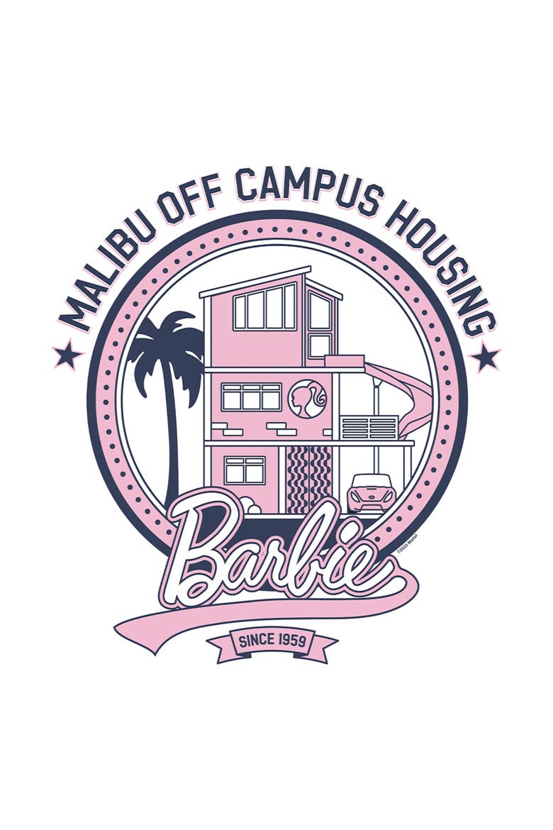 Men's Malibu Off Campus Housing T-Shirt, Alternate, color, White