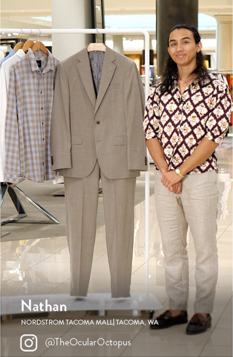 Jay Slim Fit Wool Suit, sales video thumbnail