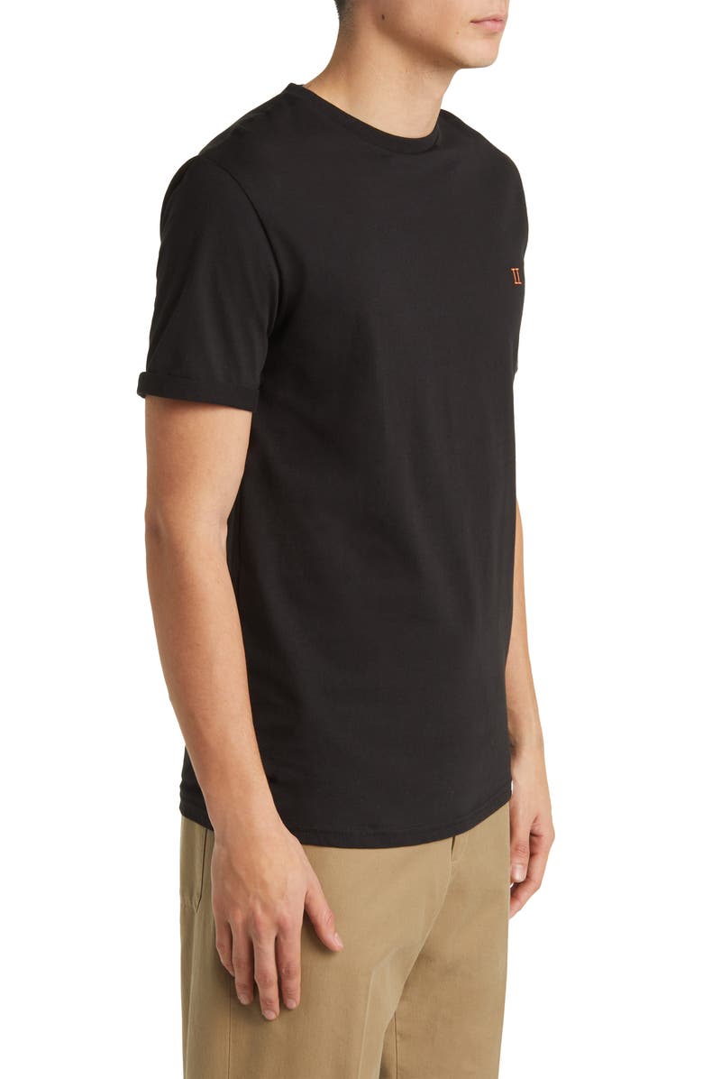 Les Deux Nørregaard Embroidered Cotton T-Shirt, Alternate, color, 