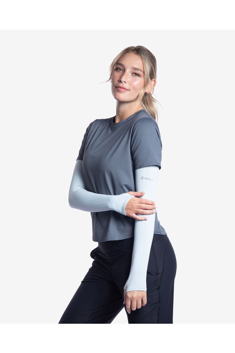 Unisex Sun and UV Ptection Arm Sleeves, Alternate, color, Soft Gray