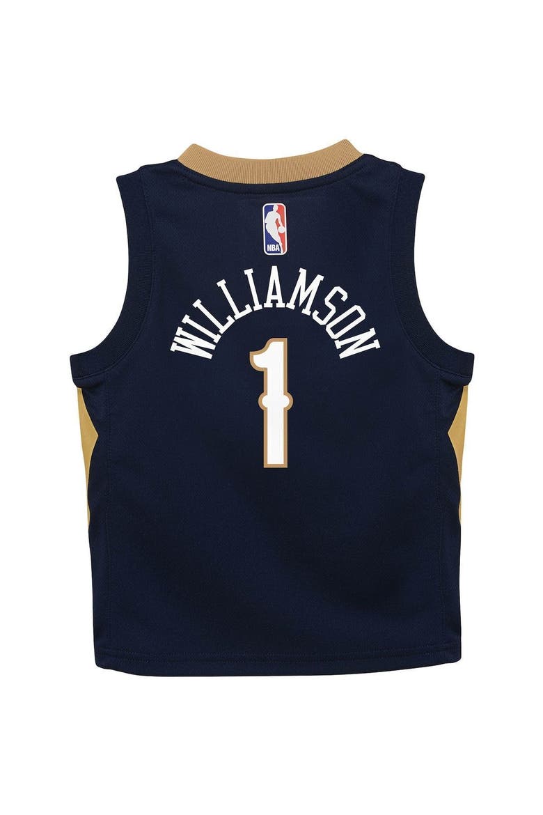 Toddler Nike Zion Williamson Navy New Orleans Pelicans Replica Jersey - Icon Edition, Alternate, color, NAVY