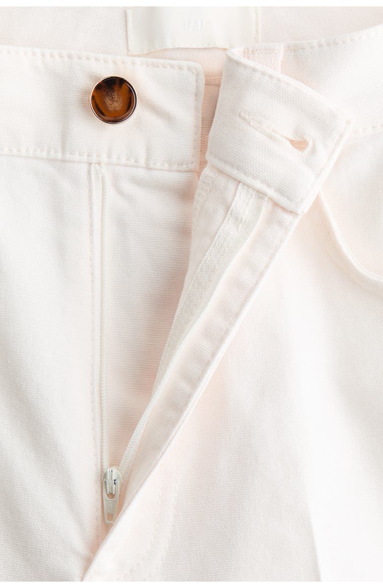 H&M Bootcut Cotton Canvas Trousers, Alternate, color, 