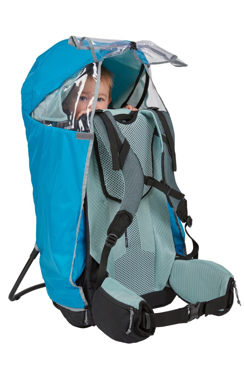 Thule Sapling Child Carrier Rain Cover, Alternate, color, Thule Blue