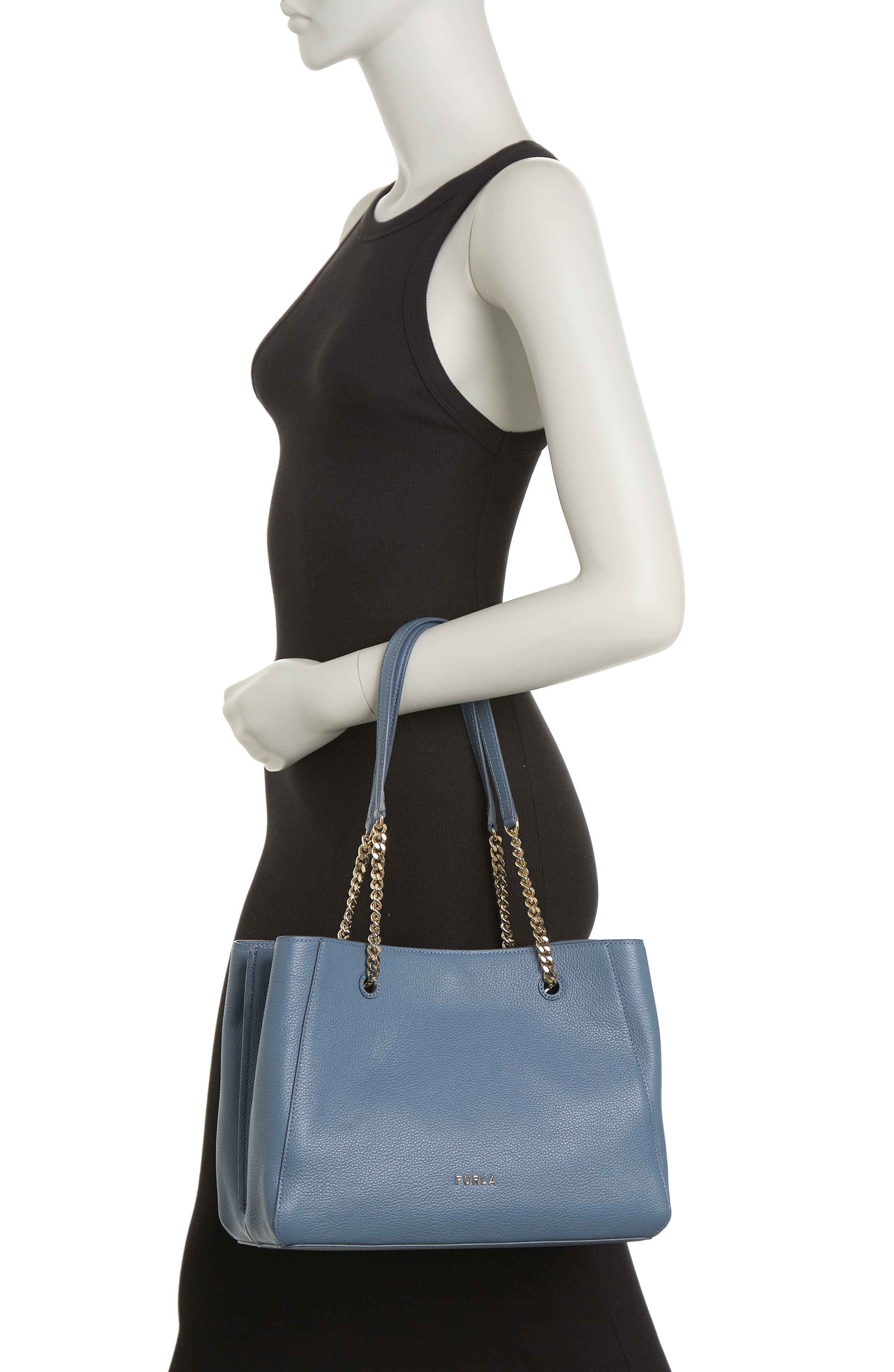 Aura M Tote, Alternate, color, BLU DENIM