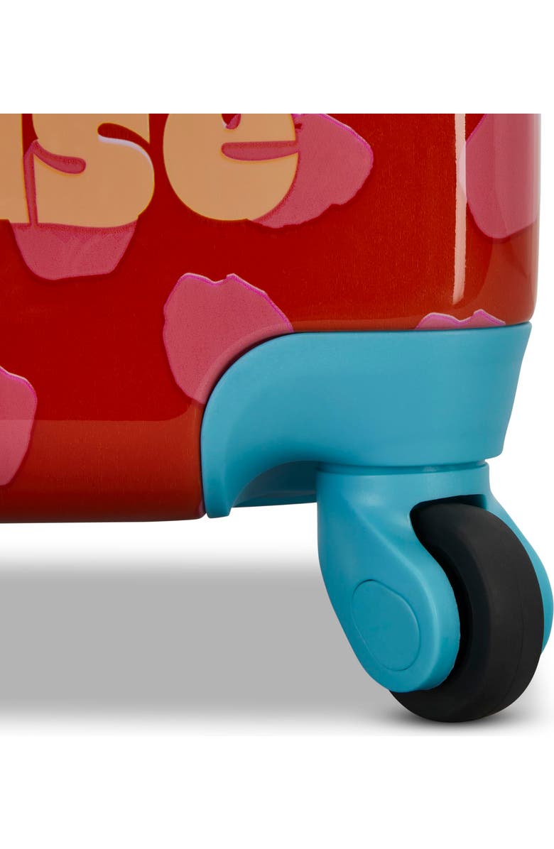 AMERICAN TOURISTER Disney Hardside Carry on 18 Inch Luggage with Spinner Wheels, Alternate, color, Stitch