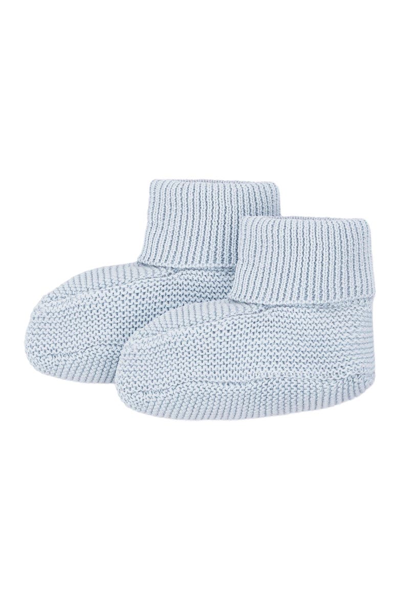 Baby Organic Sweater Beanie and Bootie Set, Infant, Alternate, color, Airy Blue Beanie Set