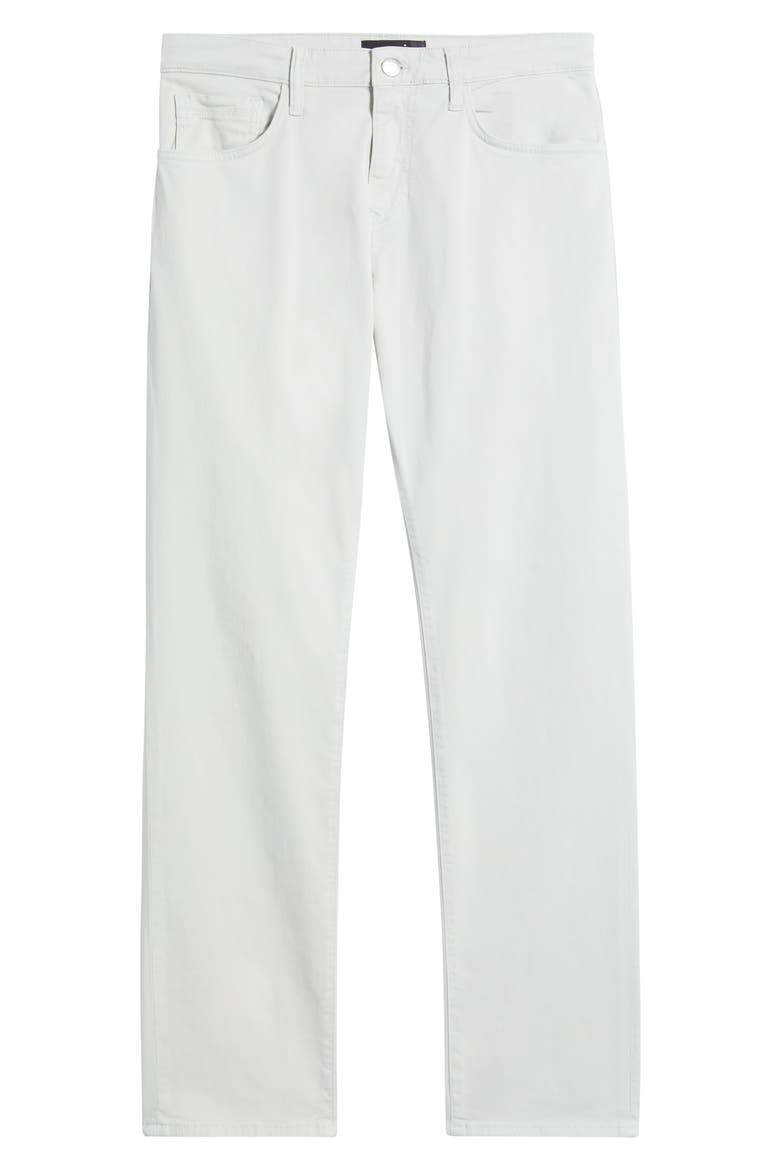 Zach Straight Leg Casual Twill Pants, Alternate, color, IVORY TWILL