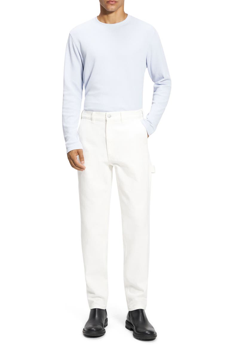 Theory Straight Leg Carpenter Jeans, Alternate, color, Soft White