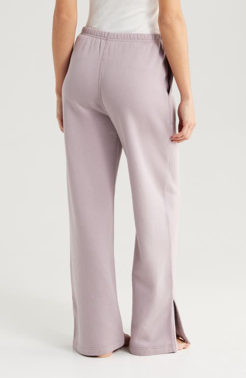Lunya Reversible Straight Leg Sweatpants In Dawning Mist