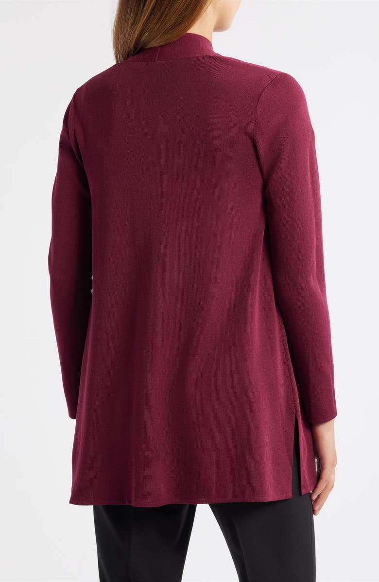 Anne Klein Napa Open Front Longline Cardigan, Alternate, color, 