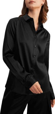 Lilysilk Long Sleeves Collared Silk Blouse