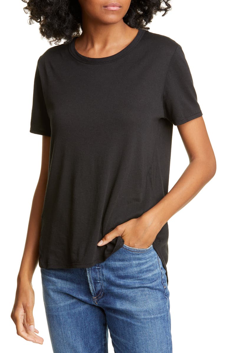 Veronica Beard Lauren High/Low Tee, Alternate, color, 