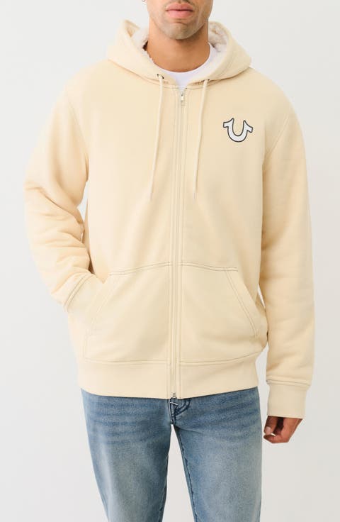 Buddha Faux Shearling Hoodie