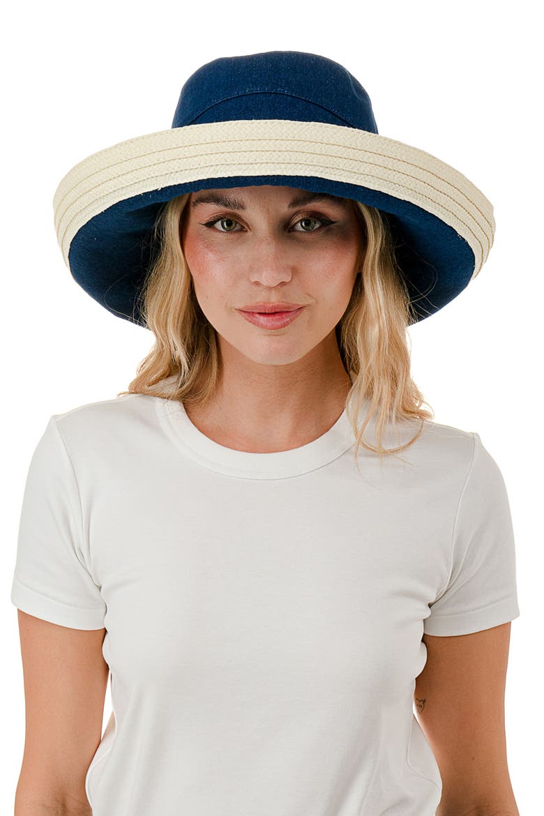 Cruiser Wide Brim Hat, Alternate, color, BLUE