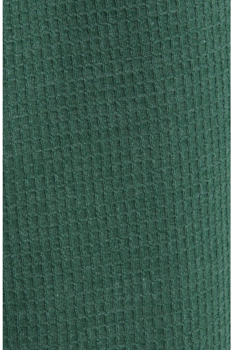 Waffle Knit Robe, Alternate, color, GRASS GREEN