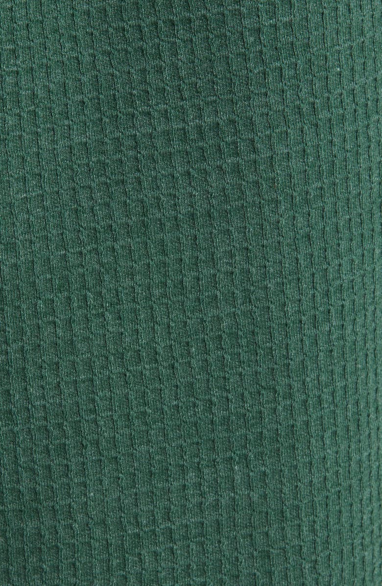 Majestic International Waffle Knit Robe, Alternate, color, Grass Green