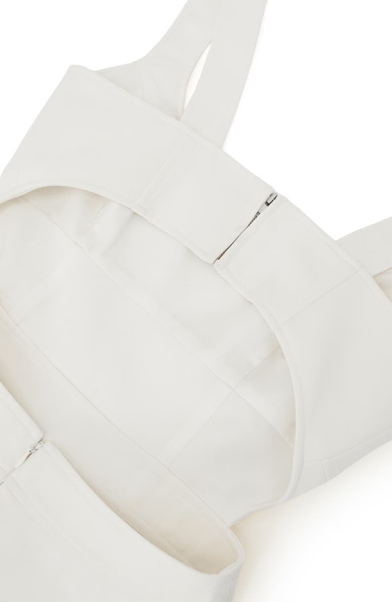 Reiss Dina Cutout Back Fit & Flare Midi Dress, Alternate, color, 