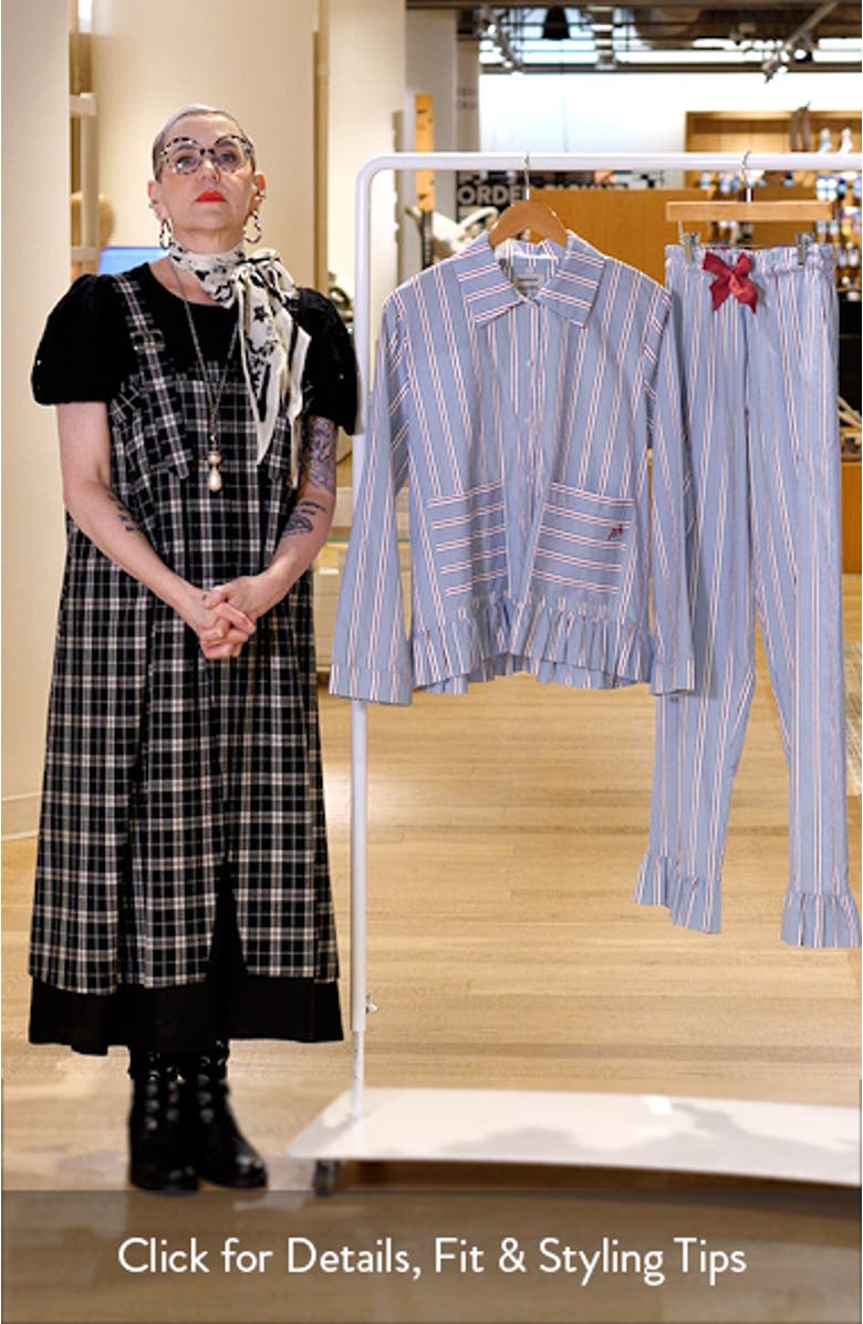 Frill Florie Stripe Pajamas, sales video thumbnail