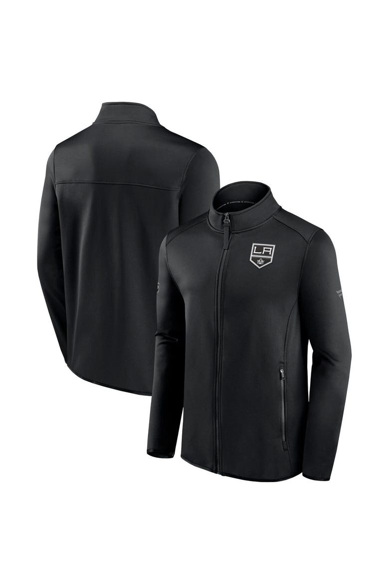 Men's Fanatics Branded Black Los Angeles Kings Authentic Pro Rink Fleece Full-Zip Jacket, Main, color, Black