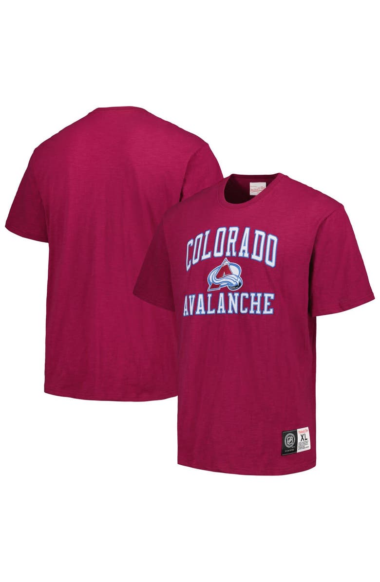 Mitchell & Ness Men's Mitchell & Ness Burgundy Colorado Avalanche Legendary Slub T-Shirt, Alternate, color, Burgundy