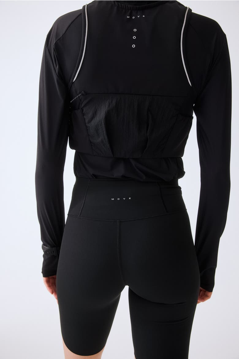 Running Bike Shorts With Shapemove, Alternate, color, Black
