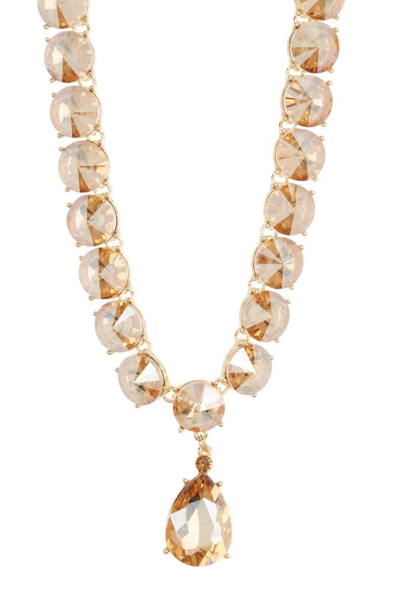 Tasha Crystal Y Necklace, Main, color,