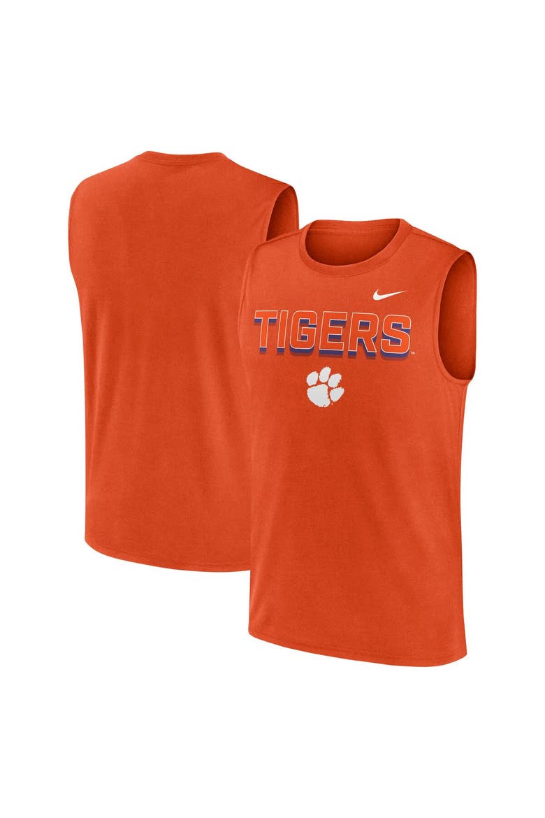 Men's Nike Orange Clemson Tigers Primetime Tricode Legend Performance Tank Top, Main, color, Orange