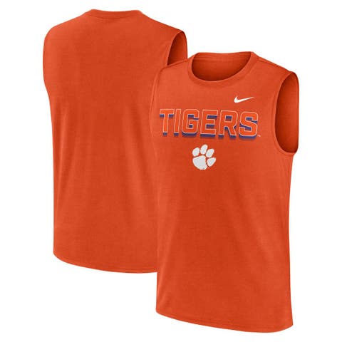 Men's Nike Orange Clemson Tigers Primetime Tricode Legend Performance Tank Top