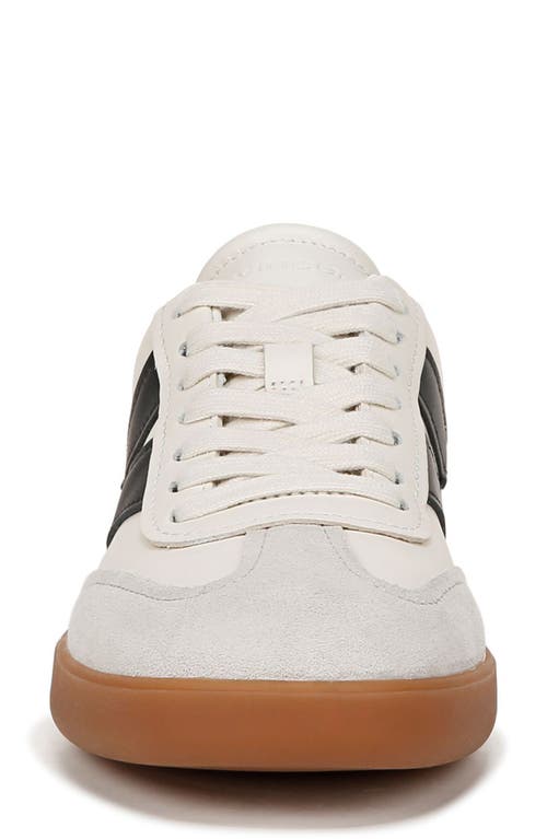 Vince Womens Mixed Media Leather Casual And Fashion Sneakers