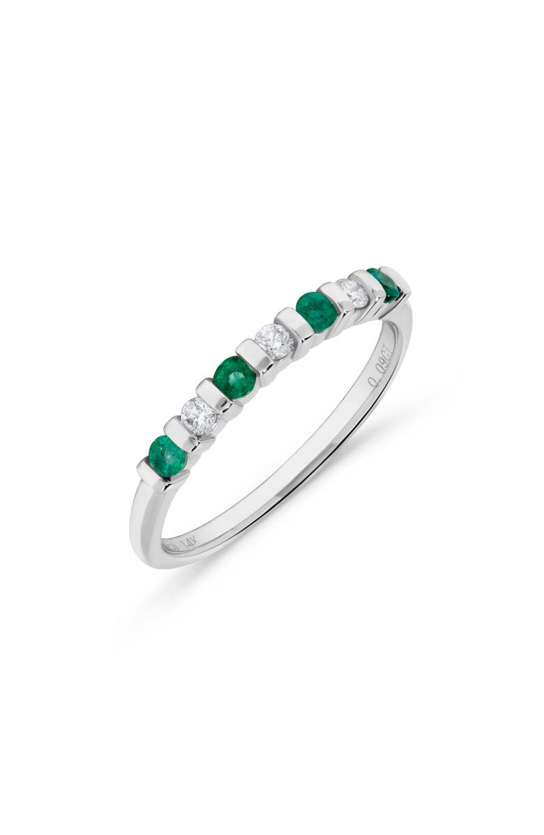 H.J. Namdar Emerald & Diamond Band Ring, Main, color, 