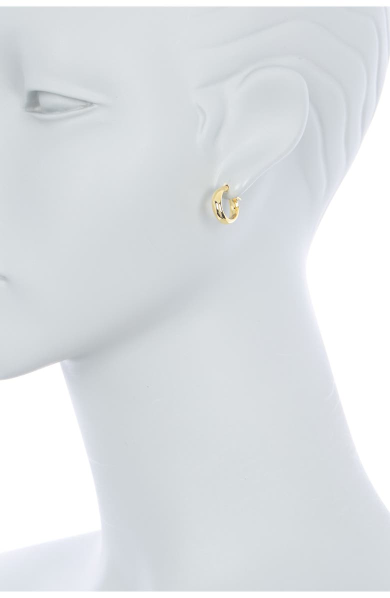 ARGENTO VIVO 18K Gold Plated Medium Hoop Earrings, Alternate, color, 