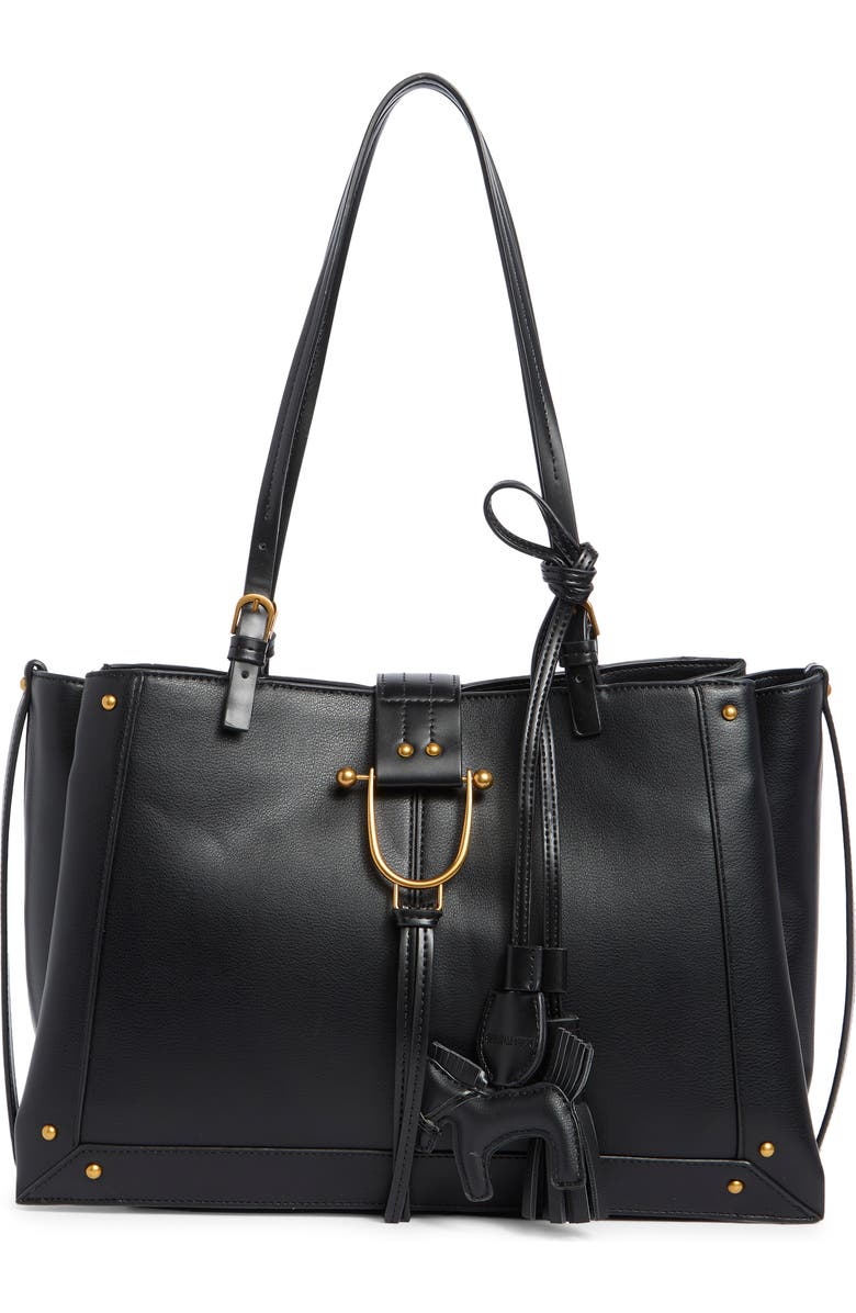 Steve Madden Selena Tote, Main, color, Black